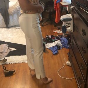 Bcbg white trousers